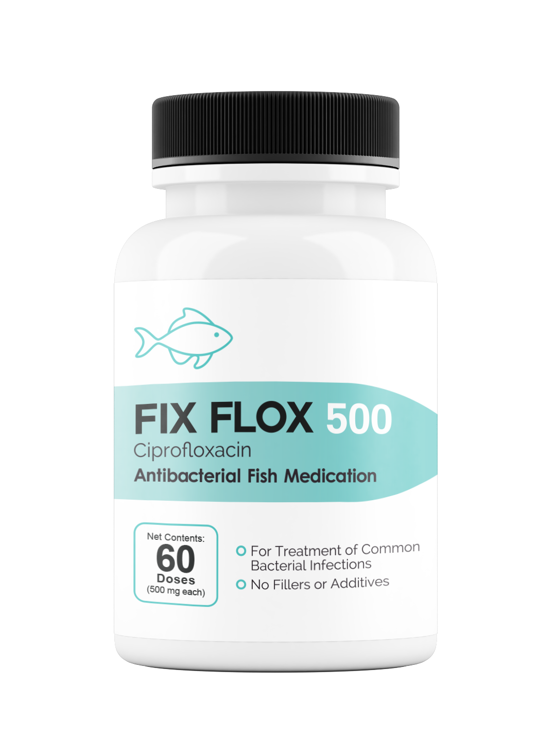 Fix Flox (Ciprofoxacin) - 500mg Capsules - 30 & 60 Count Bottles