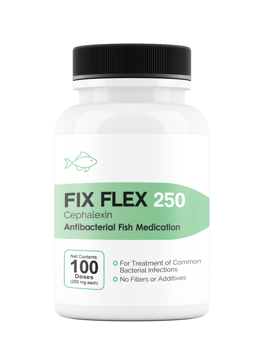 Fix Flex (Cephalexin) - 250mg & 500mg Capsules - 30, 60, & 100 Count Bottles