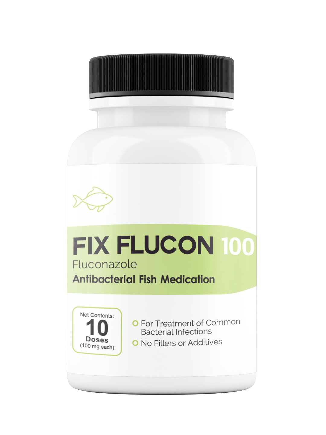 Fix Flucon (Fluconazole) 100mg Capsules - 10 Count Bottle