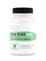 Fix Flex (Cephalexin) - 250mg & 500mg Capsules - 30, 60, & 100 Count Bottles
