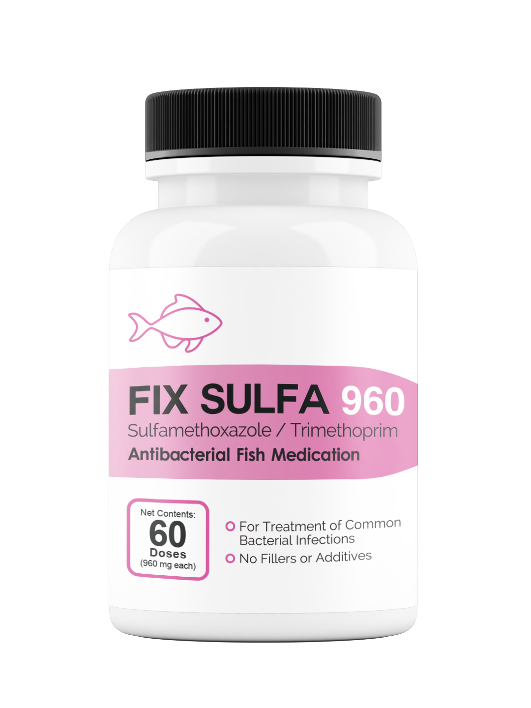Fix Sulfa (Sulfamethoxazole / Trimethoprim) 160mg Capsules - 60 Count Bottles