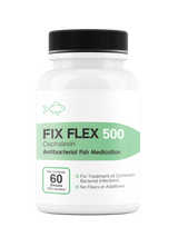 Fix Flex (Cephalexin) - 250mg & 500mg Capsules - 30, 60, & 100 Count Bottles