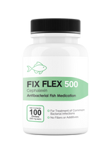 Fix Flex (Cephalexin) - 250mg & 500mg Capsules - 30, 60, & 100 Count Bottles