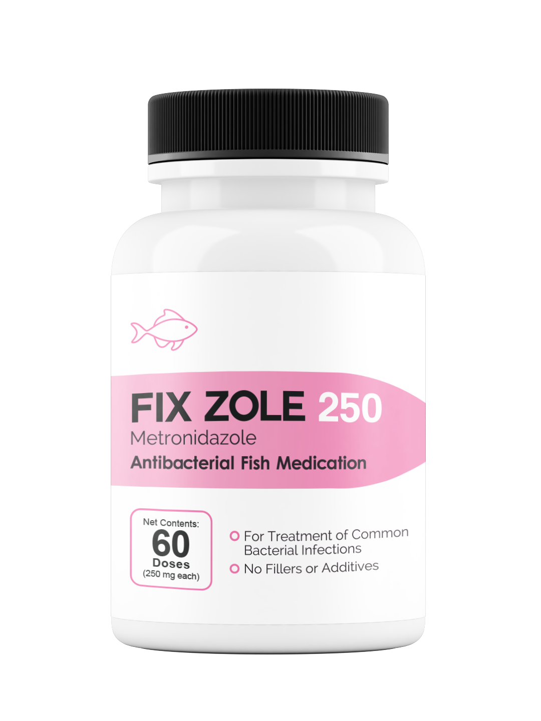 Fix Zole (Metronidazole) - 250mg & 500mg Capsules - 30 & 60 Count Bottles